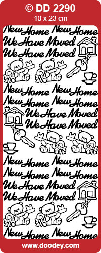 DD2290 New Home / We Moved Peel Off