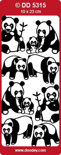 DD5315 Pandas Peel Off