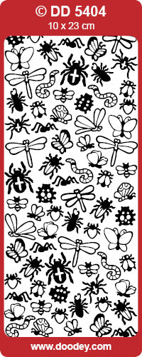 DD5404 Creepy Crawlies Peel Off