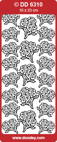 DD6310 Rose Bouquet Peel Off