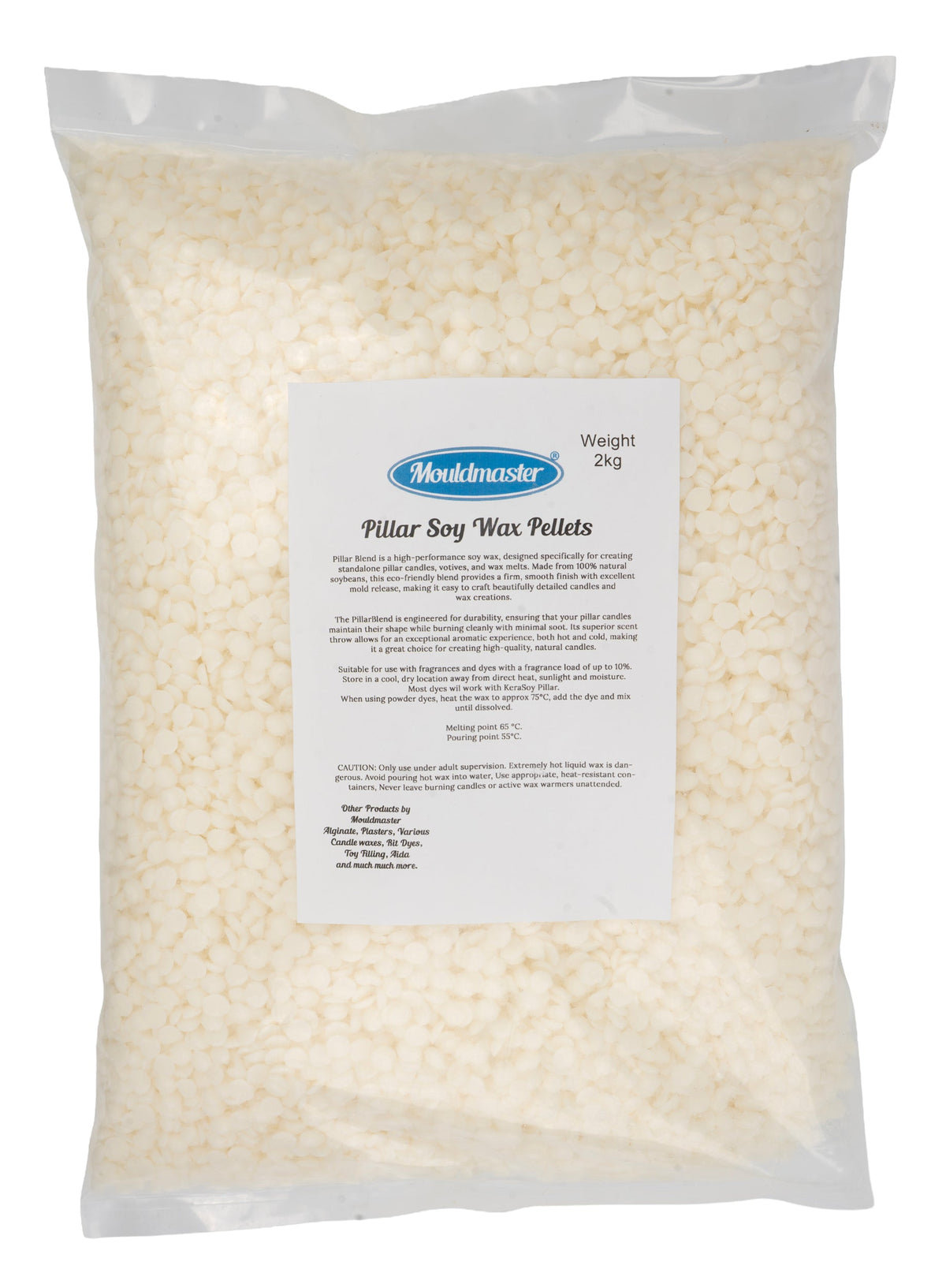 Soy Wax Pellets for Pillar Candles