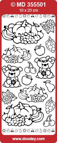 MD355501 Get Well 1 Double Embossed Peel Off