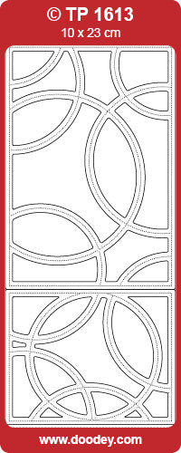 TP1613 Circles Transparent Peel Off
