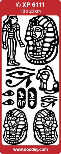 XP6111 Egyptian Holographic Peel Off