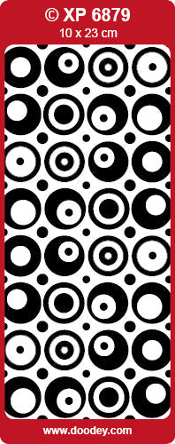 XP6879 Retro Dots Holographic Peel Off