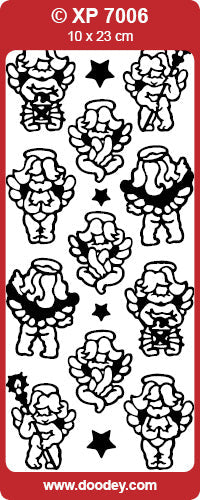 XP7006 Little Angels Holographic Peel Off