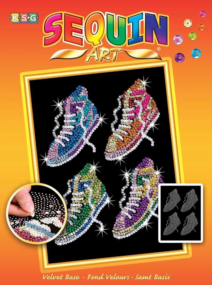 Sequin Art Orange Series