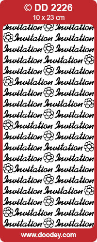 DD2226 Invitation Events Peel Off