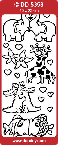 DD5353 Animal Love 1 Peel Off