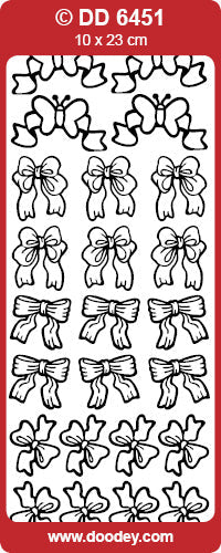 DD6451 Bows / Various Peel Off