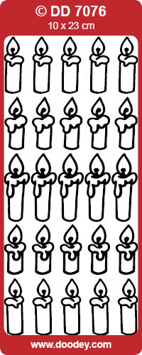 DD7076 Candles Peel Off