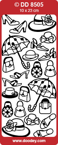 DD8505 Fashion Hats & Shoes Peel Off