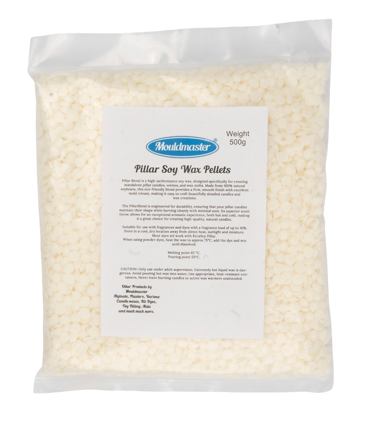 Soy Wax Pellets for Pillar Candles