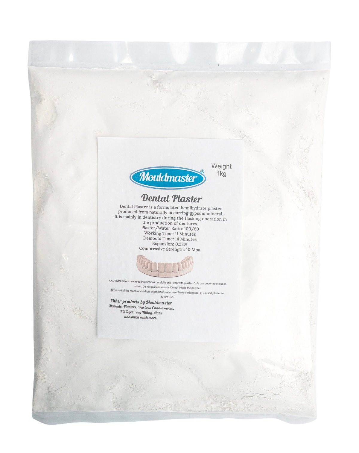 Formula dental Plaster