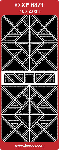 XP6871 Aztec Mosaic Transparent Peel off