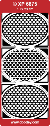 XP6875 3 Oval Backgrounds Transparent Peel off