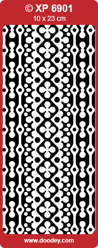 XP6901 Moroccan Borders Transparent Peel off
